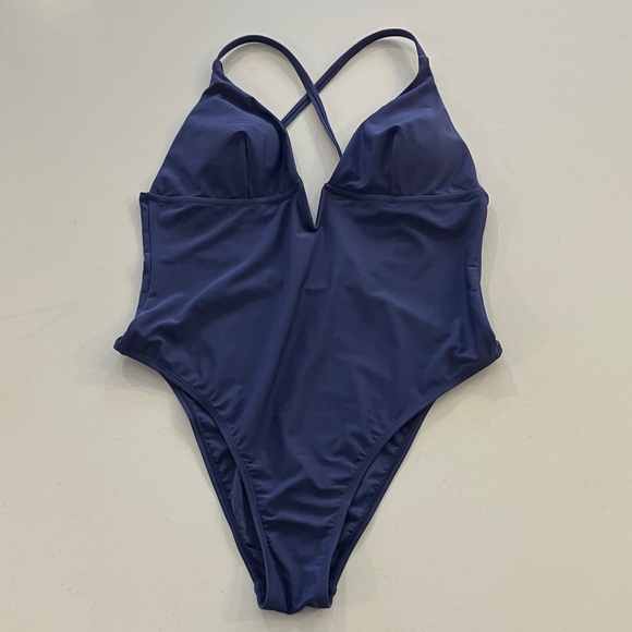 CUPSHE Women One Piece Swimsuit Deep V Neck - Picture 5 of 12